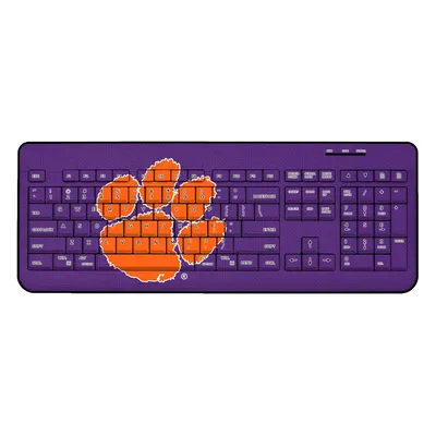 Clemson Tigers Solid Design Wireless Keyboard