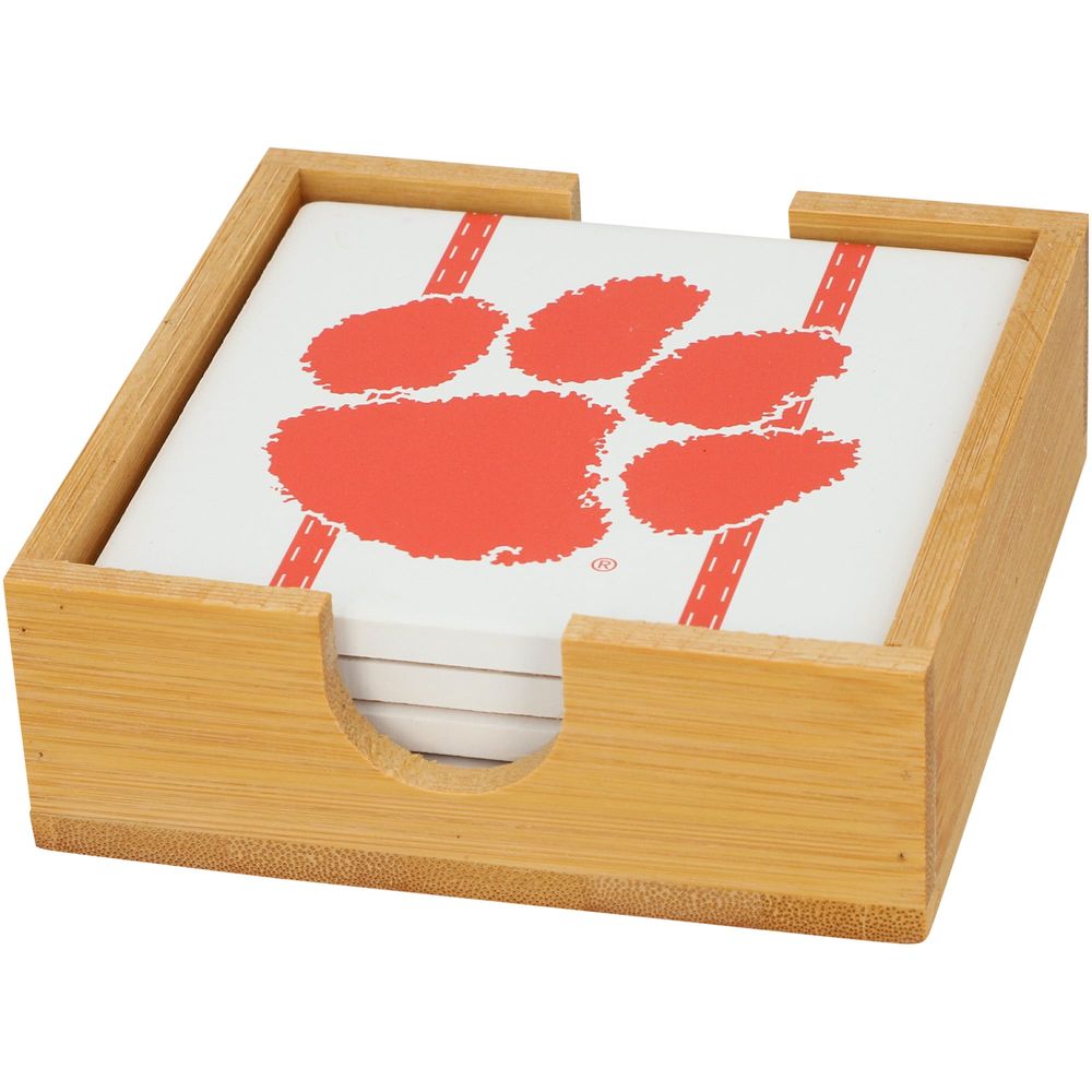 Clemson Tigers Team Uniform Coaster Set