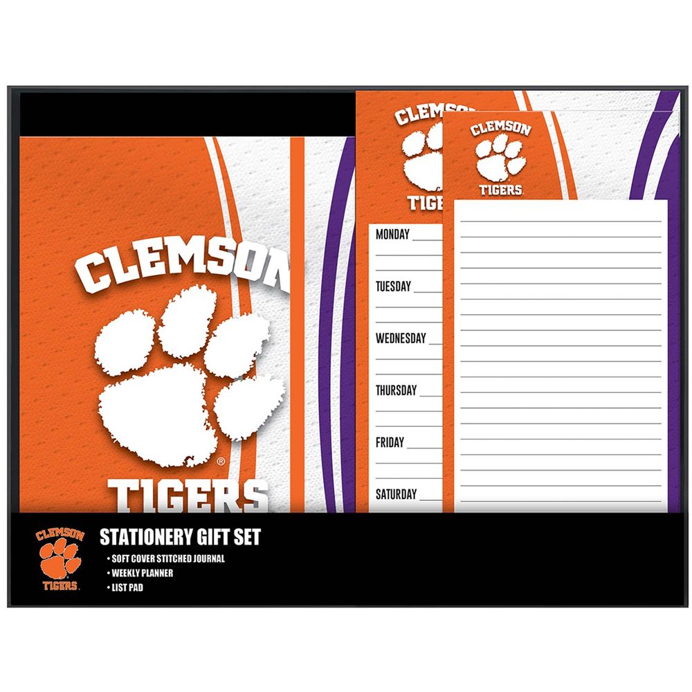 Clemson Tigers Three-Piece Stationery Set