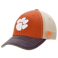 Casquette Ajustable Offroad Trucker Top of the World Clemson Tigers orange