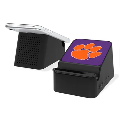 Clemson Tigers Wireless Charging Station & Bluetooth Speaker