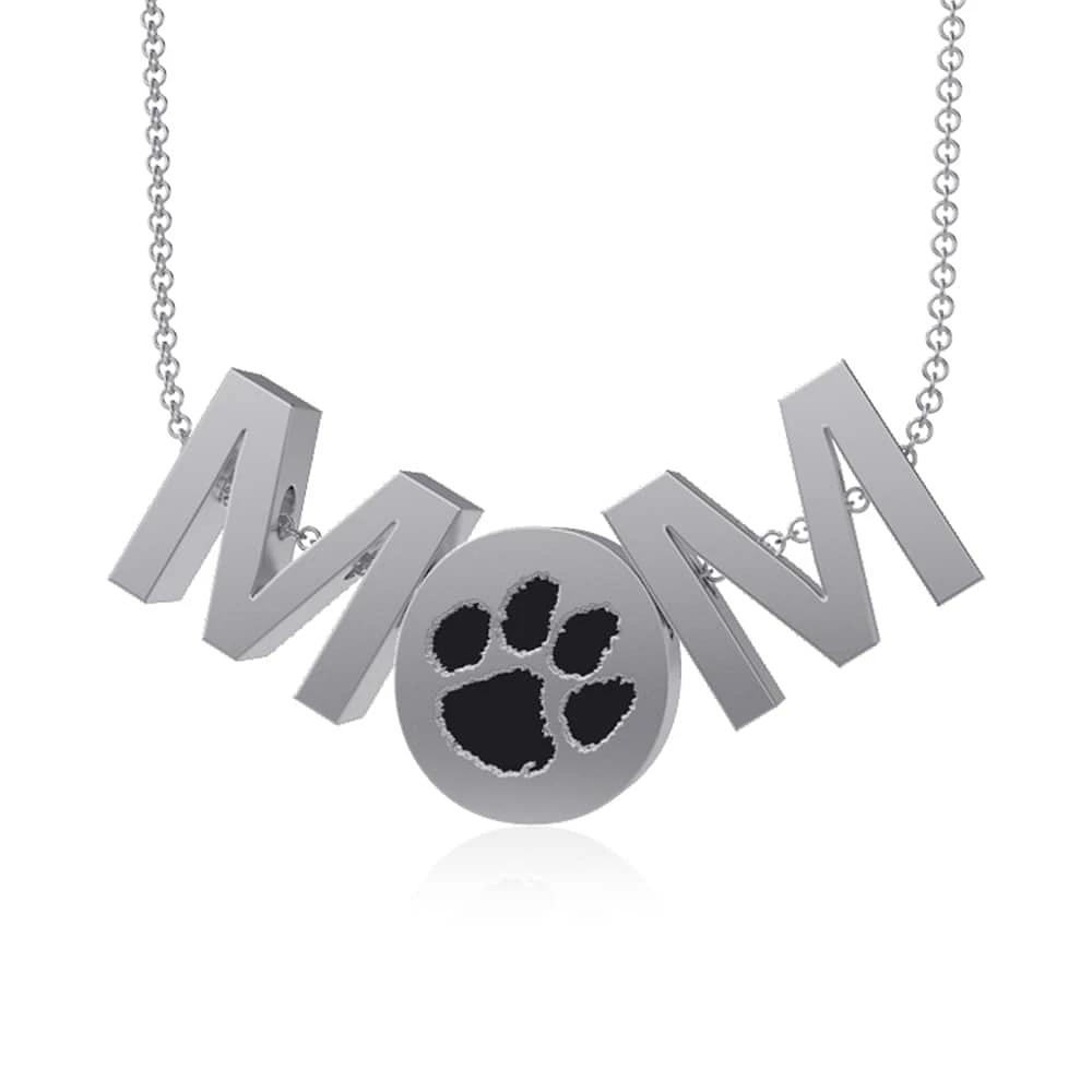 Dayna Designs Clemson Tigers MOM Necklace