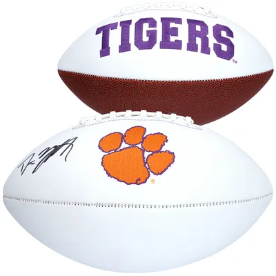 D.J. Uiagalelei Clemson Tigers Fanatics Authentic Autographed White Panel Football