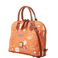 Dooney & Bourke Clemson Tigers Game Day Zip Zip Satchel