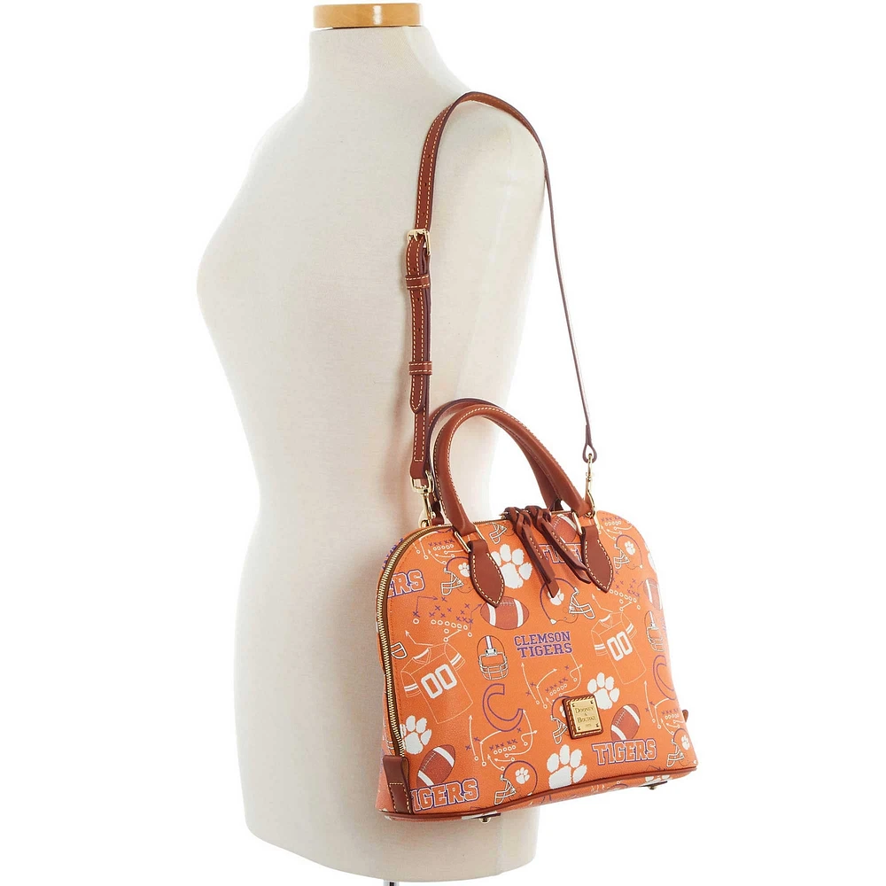 Dooney & Bourke Clemson Tigers Game Day Zip Zip Satchel