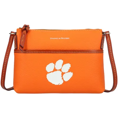 Clemson Tigers Dooney & Bourke Pebble Ginger Crossbody