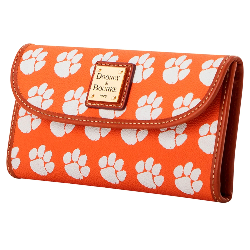 Pochette Continental Signature Dooney & Bourke Clemson Tigers