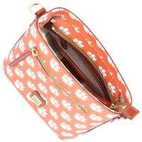 Dooney & Bourke Clemson Tigers Signature Small Zip Crossbody Handbag