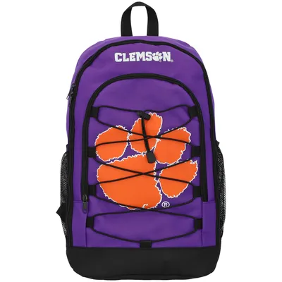 Clemson Tigers FOCO Big Logo Bungee Backpack