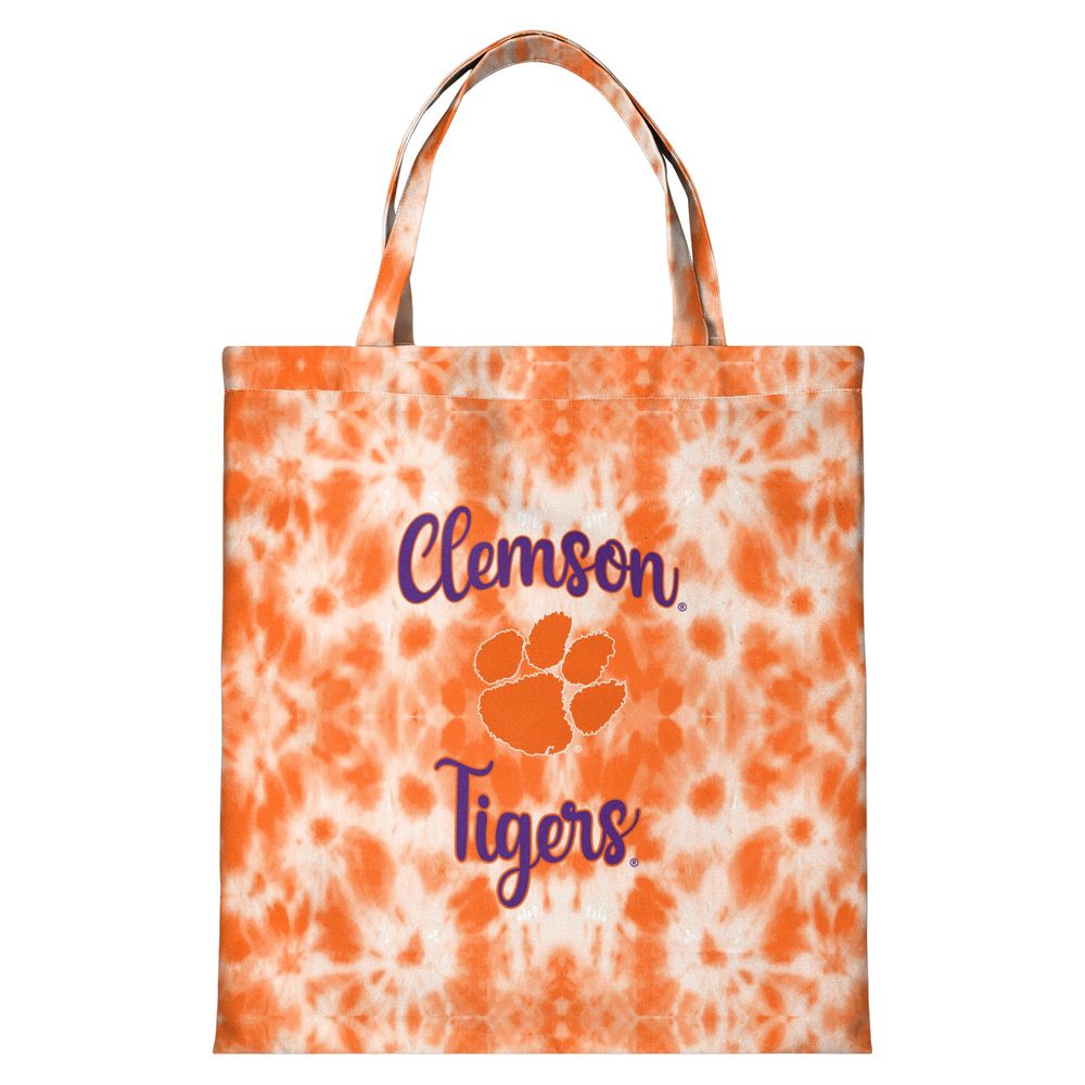 FOCO Clemson Tigers Script Wordmark Tote Bag