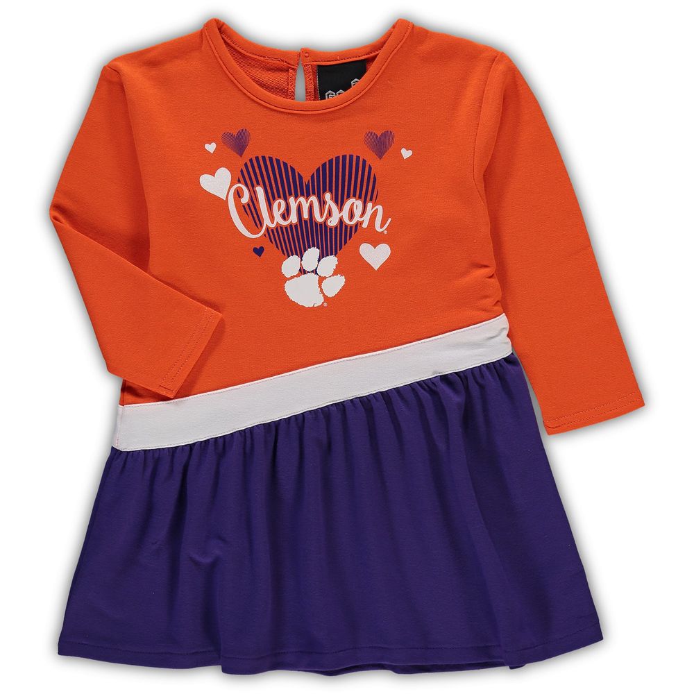 Detroit Tigers 18 Mos.Cute Majestic Infant Girls Navy/Orange Dress