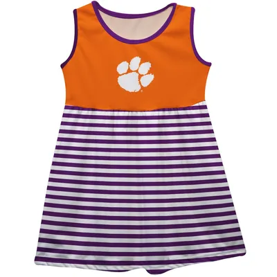 Clemson Tigers Girls Infant Tank Top Dress - Orange