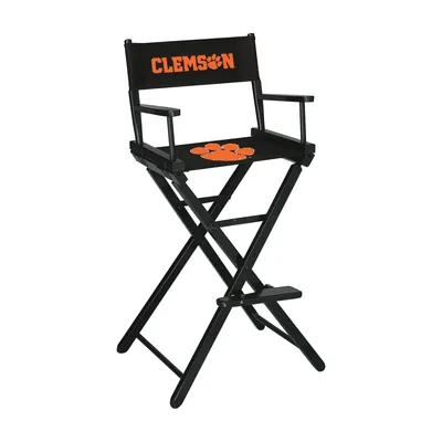 Clemson Tigers Imperial Bar Height Director's Chair - Black