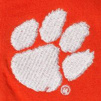 Infant Orange Clemson Tigers Polo Bodysuit