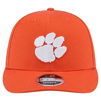 Men's New Era Orange Clemson Tigers Low Profile 9FIFTY Snapback Hat