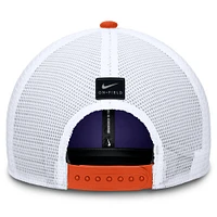 Men's Nike  Purple Clemson Tigers Stretch-Snap Adjustable Trucker Hat