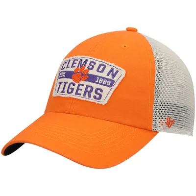 Clemson Tigers '47 Crawford Clean Up Trucker Snapback Hat - Orange