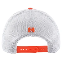 Casquette réglable orange Clemson Tigers Downburst Trucker '47 pour hommes