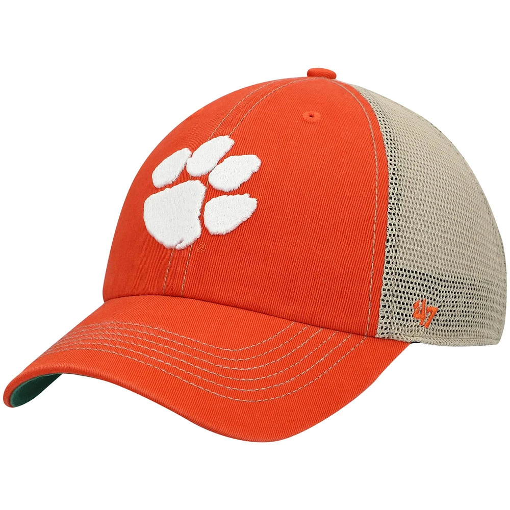 Casquette Trucker '47 Orange Clemson Tigers Trawler Homme