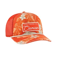 Casquette réglable Orange Clemson Tigers Tropicalia Hitch '47 pour hommes