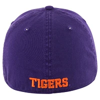 Men's '47 Purple Clemson Tigers Classic Franchise Legacy Fitted Hat