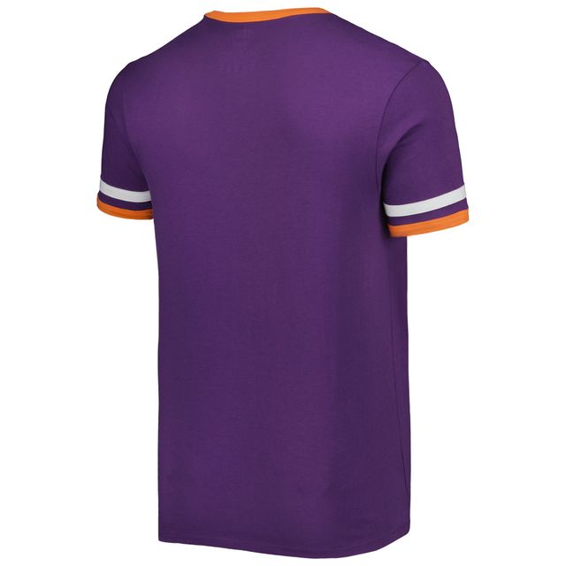 T-shirt '47 violet Clemson Tigers Otis Ringer pour homme