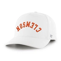 Men's '47 White Clemson Tigers Flip Script Hitch Adjustable Hat