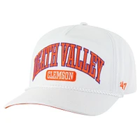 Casquette Snapback Local Arch Hitch blanche Clemson Tigers '47 pour homme