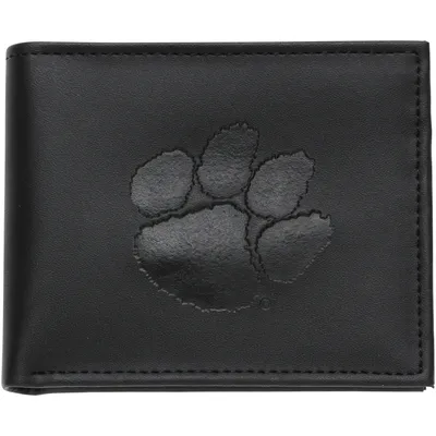 Portefeuille hybride à deux volets Clemson Tigers noir pour homme