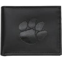 Men's Black Clemson Tigers Hybrid Bi-Fold Wallet