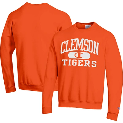 Sweat Champion Orange Clemson Tigers Arch Pill pour homme