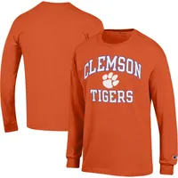 Men's Champion Orange Clemson Tigers High Motor Long Sleeve T-Shirt