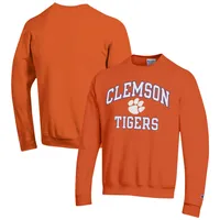 Sweat-shirt Champion Orange Clemson Tigers High Motor pour homme