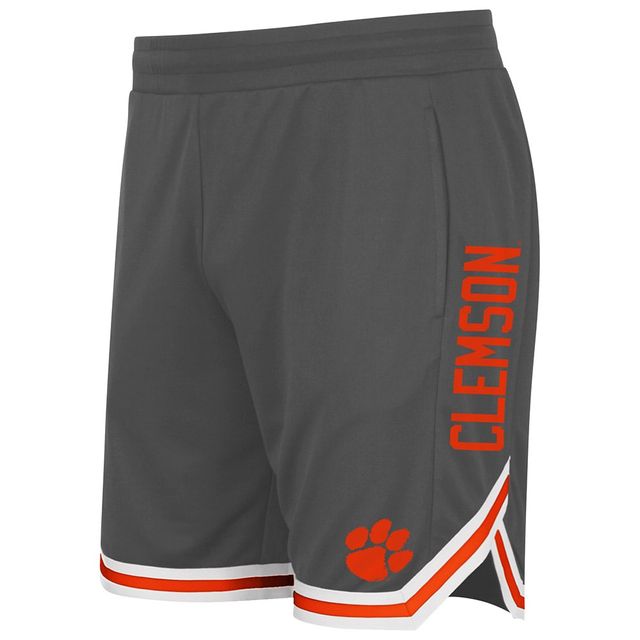 Short Colosseum Charcoal Clemson Tigers Continuity pour homme