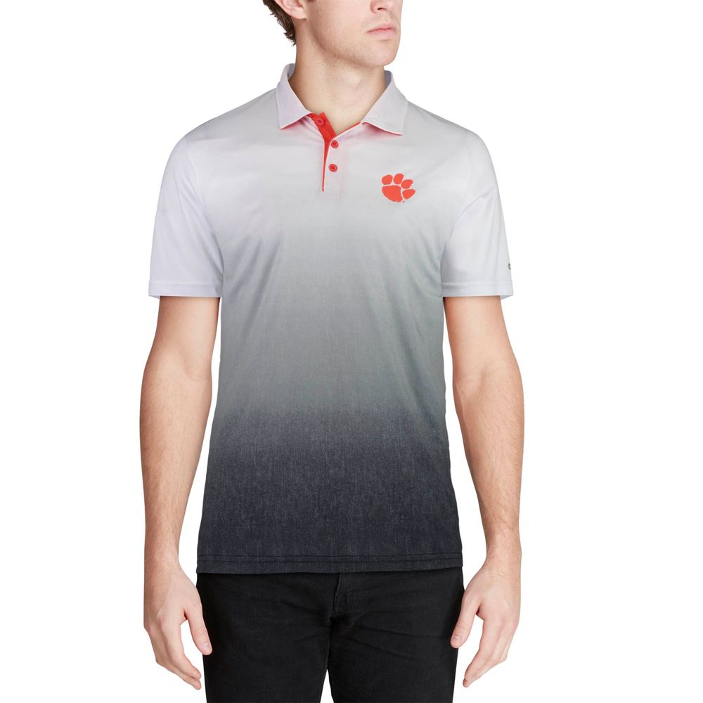 Men's Colosseum Gray Clemson Tigers Magic Team Logo Polo