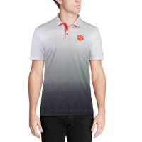 Men's Colosseum Gray Clemson Tigers Magic Team Logo Polo