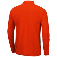 Men's Colosseum Heathered Gray/Orange Clemson Tigers Prospect Quarter-Zip Jacket