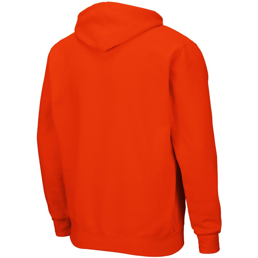 Men's Colosseum Clemson Tigers Arch & Logo 3.0 Full-Zip Hoodie