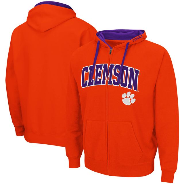 Sweat à capuche Colosseum Orange Clemson Tigers Big & Tall pour homme