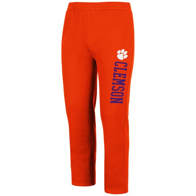 Pantalon Homme Colosseum Orange Clemson Tigers Fleece