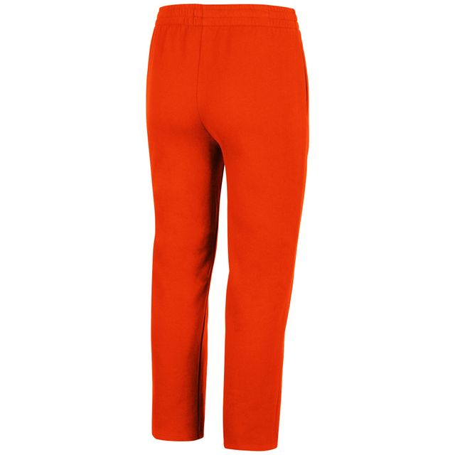 Pantalon Homme Colosseum Orange Clemson Tigers Fleece