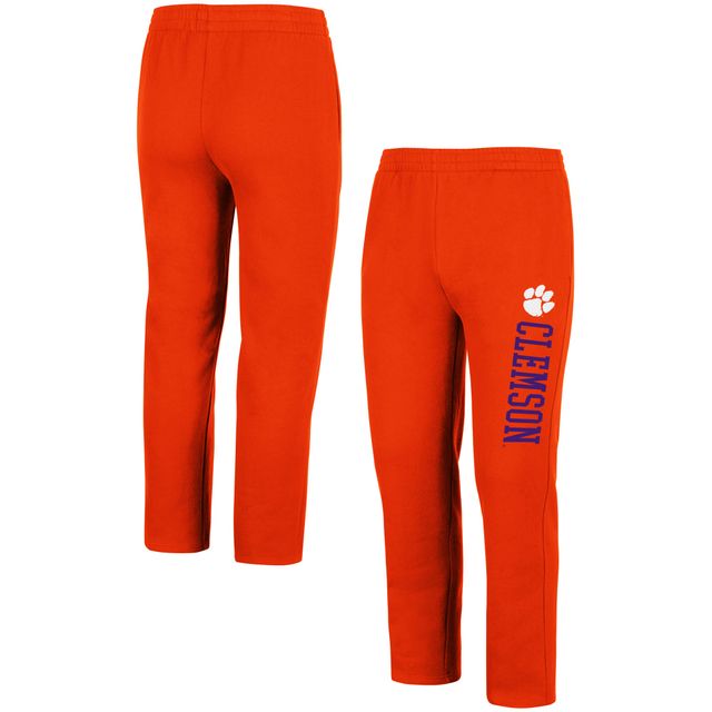 Pantalon Homme Colosseum Orange Clemson Tigers Fleece