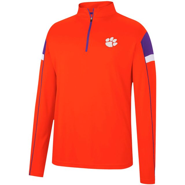 Coupe-vent Colosseum Orange Clemson Tigers Golf Match pour homme