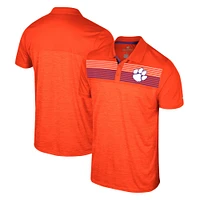 Men's Colosseum Orange Clemson Tigers Langmore Polo