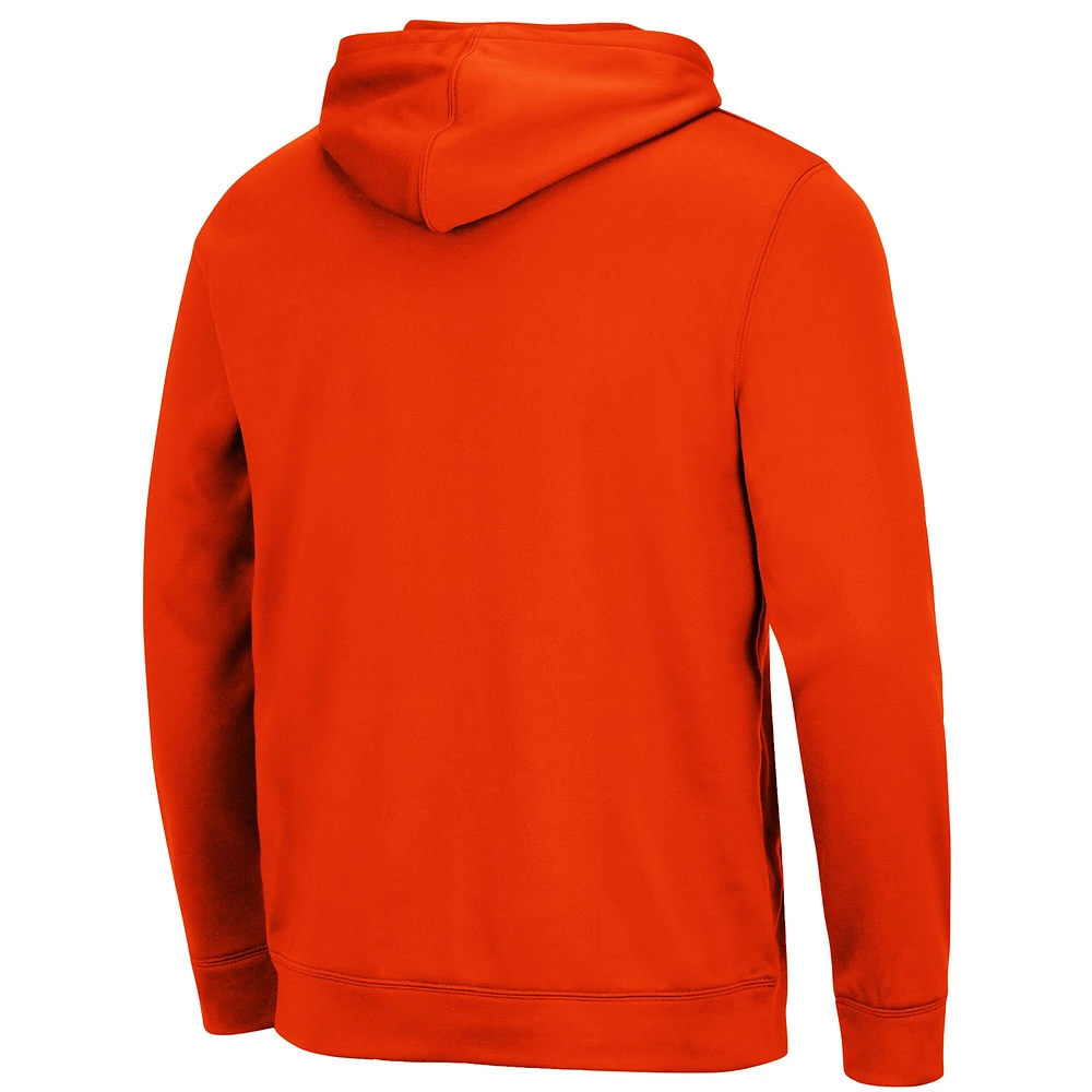 Men's Colosseum Orange Clemson Tigers Lantern Pullover Hoodie