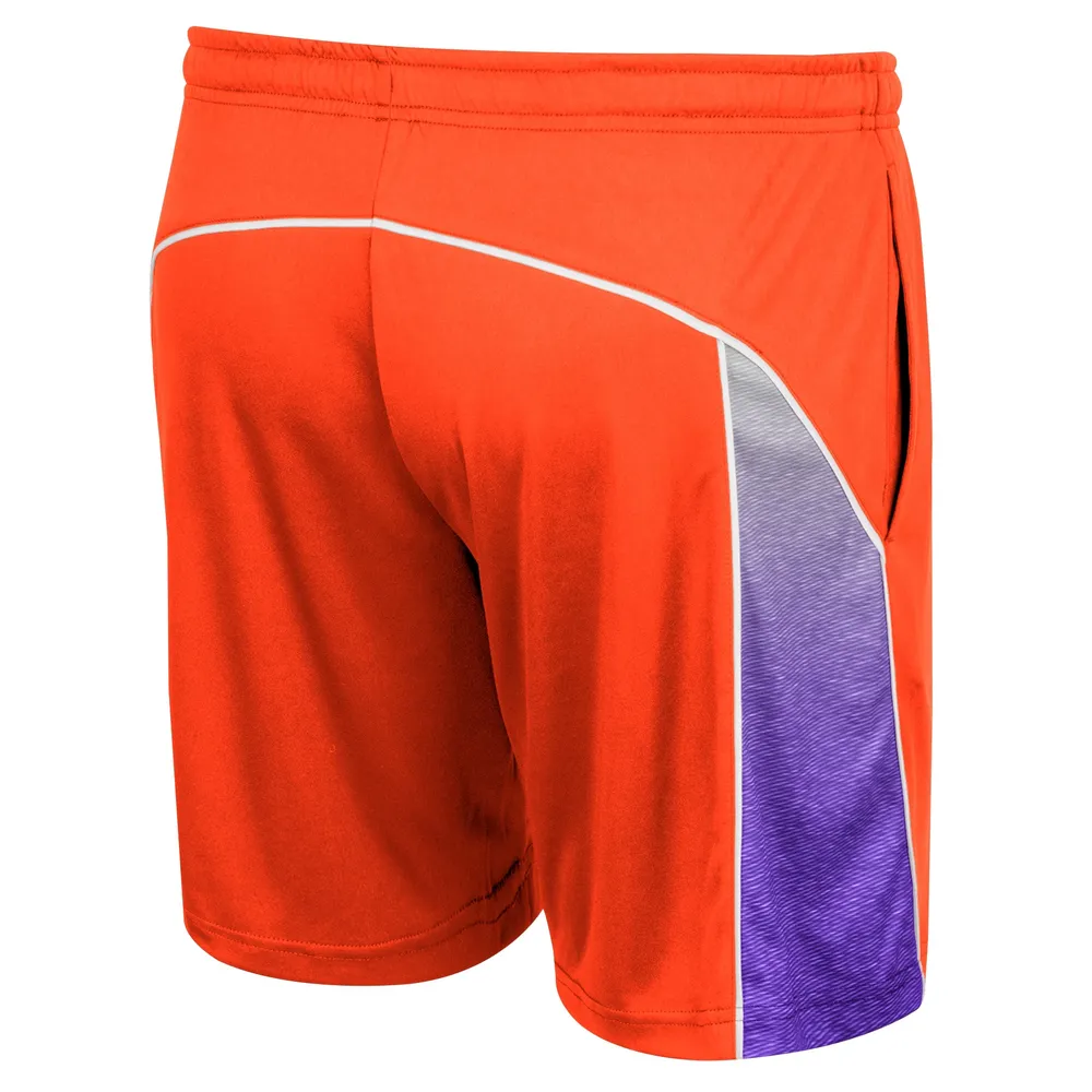 Men's Colosseum Orange Clemson Tigers Laws of Physics Shorts