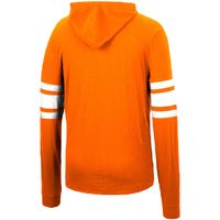 Men's Colosseum Orange Clemson Tigers Lebowski Hoodie Long Sleeve T-Shirt