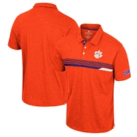 Polo Colosseum Orange Clemson Tigers No Problemo pour homme