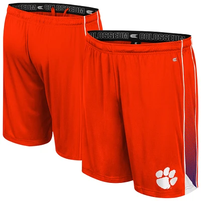 Short en ligne Colosseum Orange Clemson Tigers pour hommes