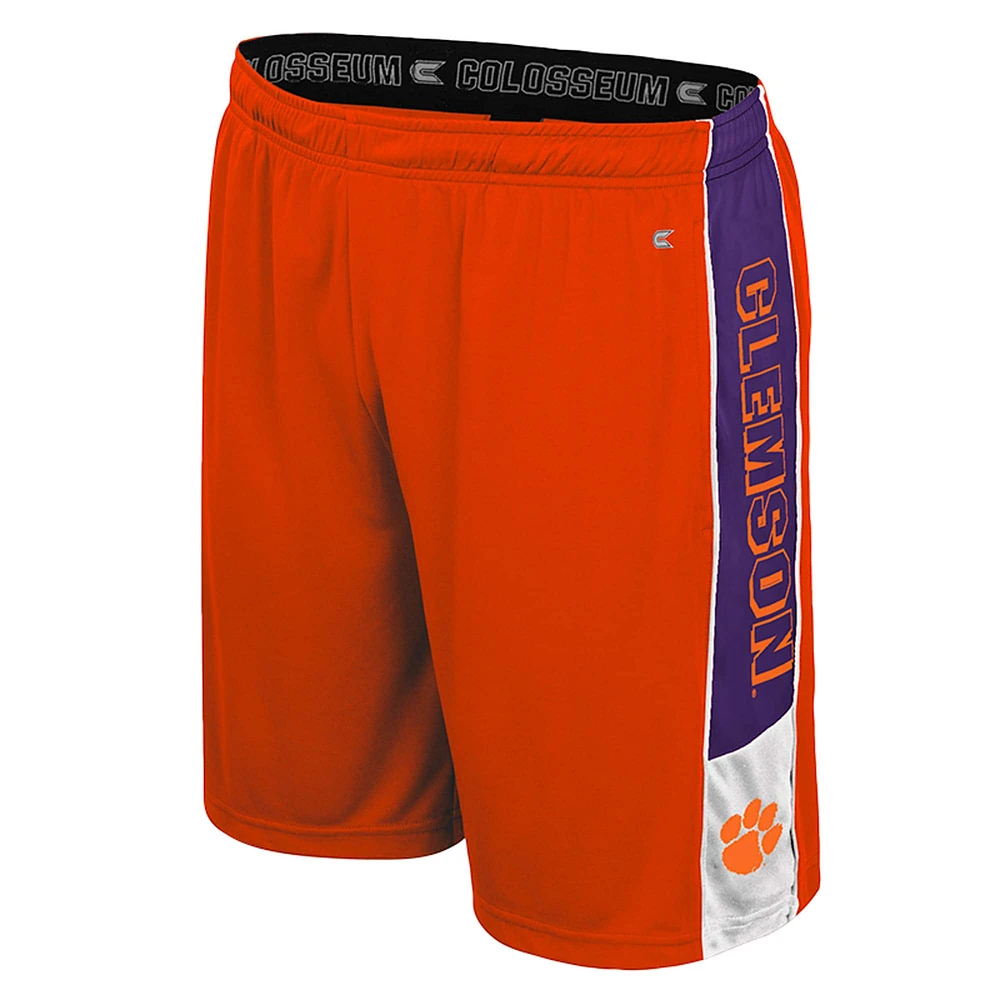 Men's Colosseum Orange Clemson Tigers Quantum Shorts
